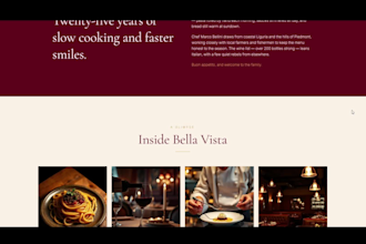 create a restaurant or cafe website in 24 hours