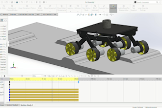 design custom rover chassis and robot assembly