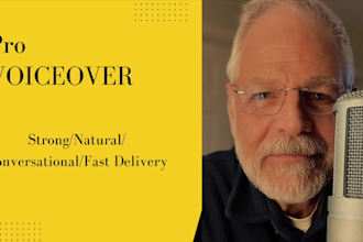 produce a smooth american southern voiceover