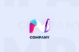 make a 3d logo animation and video intro for your business