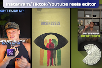 edit reels, tiktoks and youtube shorts