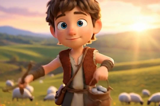 do ai bible storytelling, 3d bible story, bible stories, ai bible story video