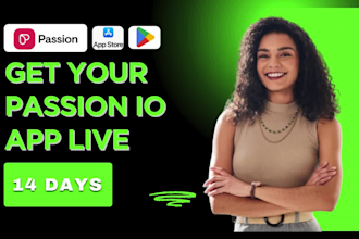 setup and publish passion io app for online course app  passion funnel q2 launch
