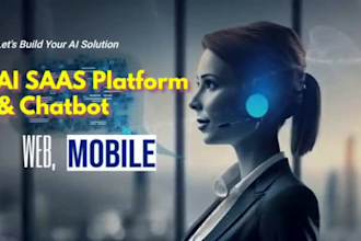 develop ai chatbot, ai saas, ai website and ai mobile app