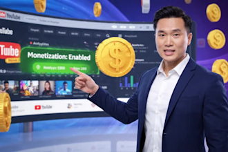 provide a fully moentized youtube channel ready for earnings