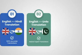 english hindi urdu translation expert