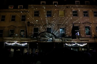 christmas 3d video mapping festive animation holiday projection immersive visual