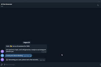 build a smart ai chatbot for telegram