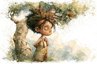 create custom educational book illustrations