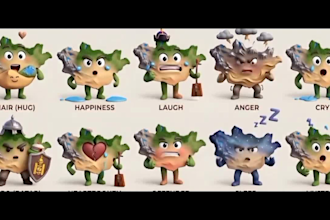 create unique natural resource emoji and icon pack