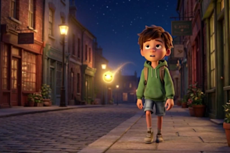 create 3d pixar style ai animation, cinematic storytelling and ai video art