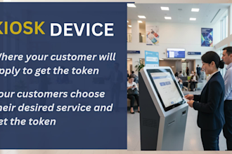 provide you a complete qms, queue management system