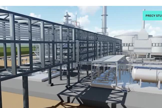 create 3d industrial animation for oil and gas industrial process