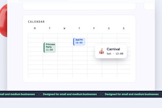 build a booking and inventory system for your business