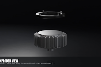 create an exploded view animation from your cad assembly file
