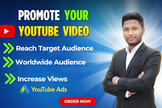 do organic youtube video promotion  by google ads