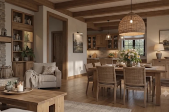 create a photorealistic interior design render using ai
