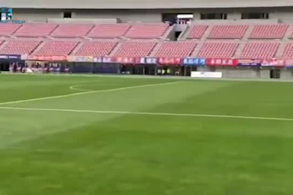 do stadium screen, led wall and 3d football arena billboard animation jumbotrons