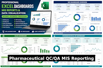 excel mis reports dashboards data visualization