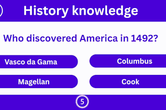 produce general knowledge quiz and trivia videos