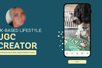 create ugc videos for dog and pet products