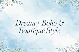 design a watercolor floral and custom logo