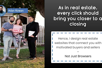 design and customize real estate website for agents and agencies