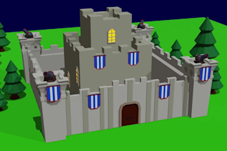 3d low poly assets optimized for mobile games