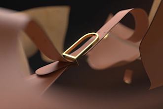 a realistic 3d handbag product animation for your brand