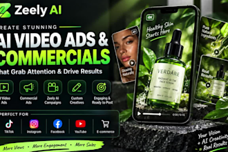 create ai video ads, commercial ads and zeely ai campaigns