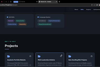 build your personal portfolio website