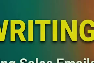 write high converting email copy and newsletters