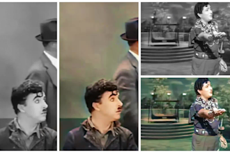 monochrome to color video converting
