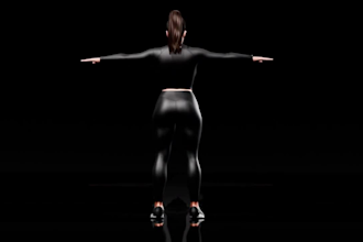 optimize model for learn app,fitness,3dnsfw,gymnastic,interact ai avatar,arkit52