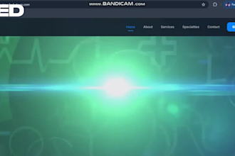 create interactive 3d animated website using three js