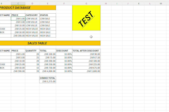 create automated excel sales trackers with formulas and validation