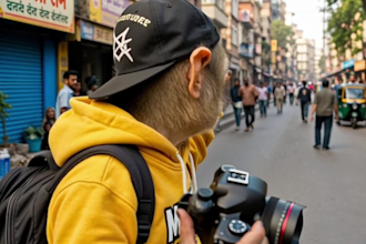 make funny ai monkey reels and shorts