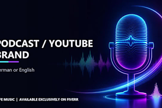 create a german podcast intro outro or catchy brand jingle