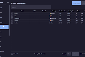 develop custom pos software and inventory management system