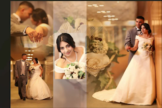 design modern wedding album and event photobook layouts