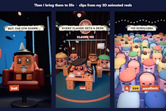 do 3d character modeling, cute 3d mascot design and blender 3d model
