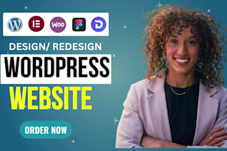 build elementor wordpres website redesign landing page bug fix wordpress booking