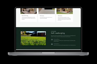 design a high converting saas UI UX landing page in figma