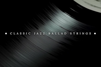 make classic jazz ballad strings for you
