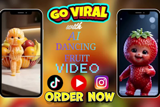 create viral ai dancing fruit animated talking object funny ai videos fruit talk