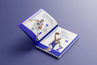design educational textbook, sports textbook, workbook and booklet in indesign