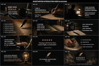 your professional ghostwriter for highquality content