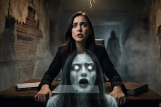 create ai cinematic hd horror book trailer video,  book promo video for authors