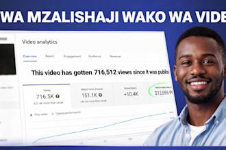 kuwa mzalishaji wako wa video za historia ya youtube au chaneli ya otomatiki