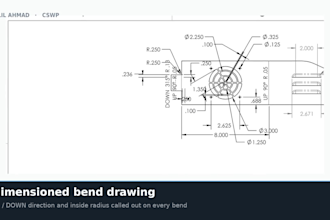 do sheet metal design and manufacturing ready dxf for laser cutting
